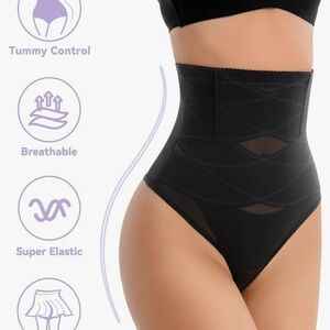 High-Waisted Black Shapewear